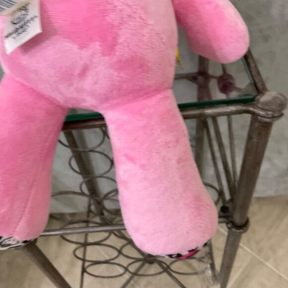 Build A Bear Hello Kitty Pink Leopard Print Paws Winking Sanrio 18" Plush NO Bow - Picture 9 of 14